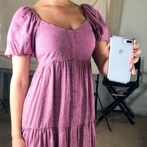 Puff sleeve dress!